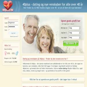 Gratis dating site for 40 og over