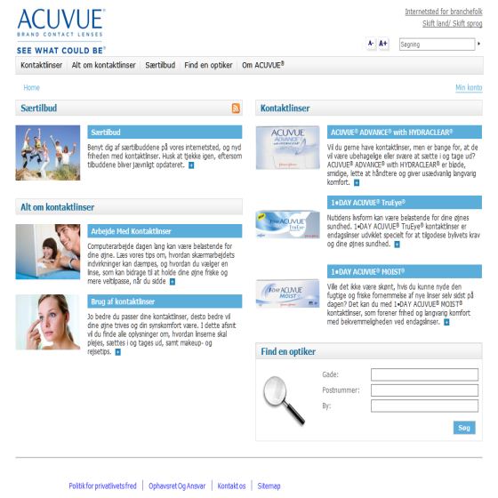 Acuvue kontaktlinser