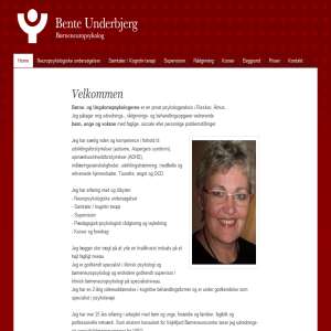 Bente Underbjerg, Brne- og Ungdomspsykologerne