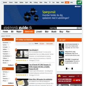 Elektronik.guide.dk - mp3-afspillere, mobiltelefoner og fladskærme