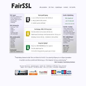 FairSSL certifikater