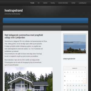 Hostrupstrand - Sommerhus med fjordudsigt