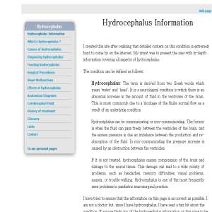 Hydrocephalus Information