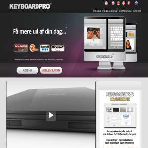 Keyboard Pro - Lrselv tastaturbetjening, blindskrift til Mac og Windows