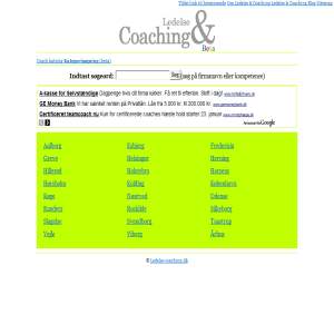 Ledelse og Coaching