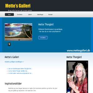 Mette Thorgrds Galleri med Akrylmalerier