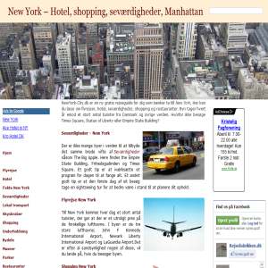 New York - Hotel, shopping, seværdigheder, Manhattan