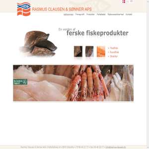 Ferske fiskeprodukter fra havnen i Strandby i høj kvalitet