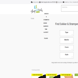 ShopWithSocks.com - Salg af strømper og sokker via nettet