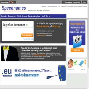 Speednames - Domæne Registrering