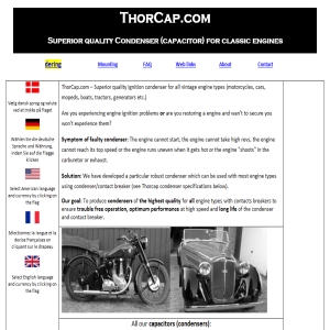 ThorCap - kondensatorer af højeste kvalitet til motorcykler