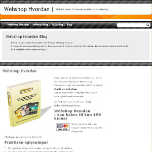 Webshop Hvordan